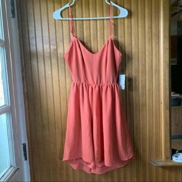 B. Darlin NWT Fit and Flare with open back mini Summer Dress Juniors 11/12 - Picture 3 of 10